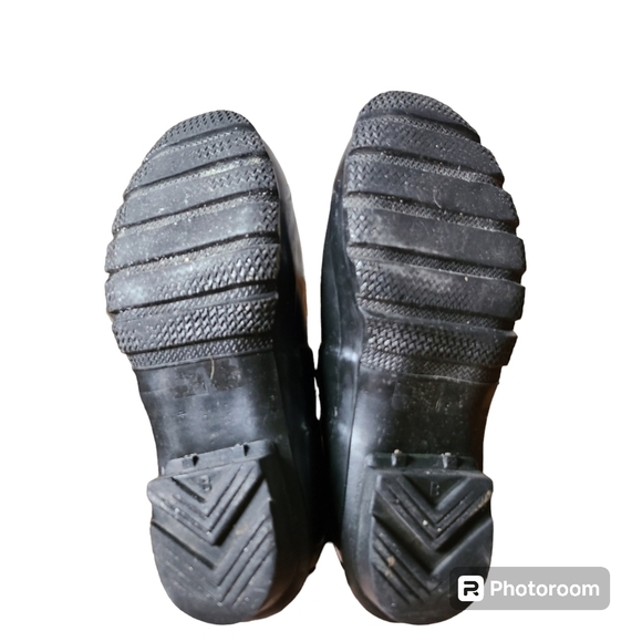 Hunter Original Tall Black Boots W23616 Size 5 Men/6 Women - Picture 8 of 11